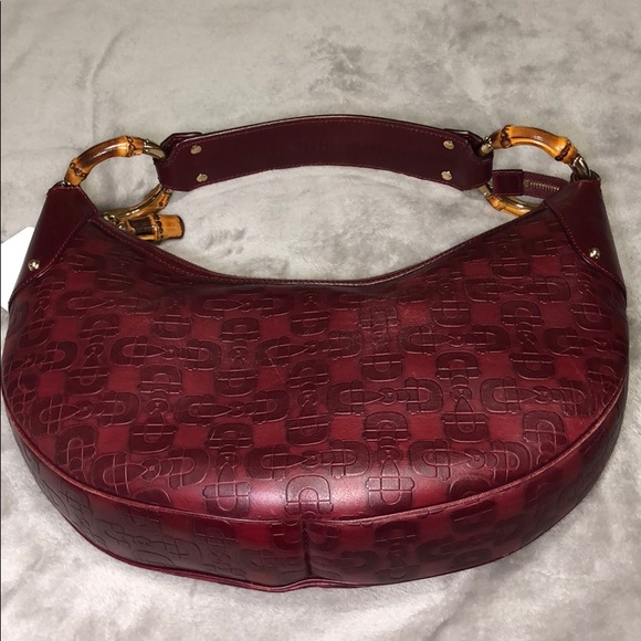 Gucci Handbags - Gucci Horsebit Bamboo Ring Hobo